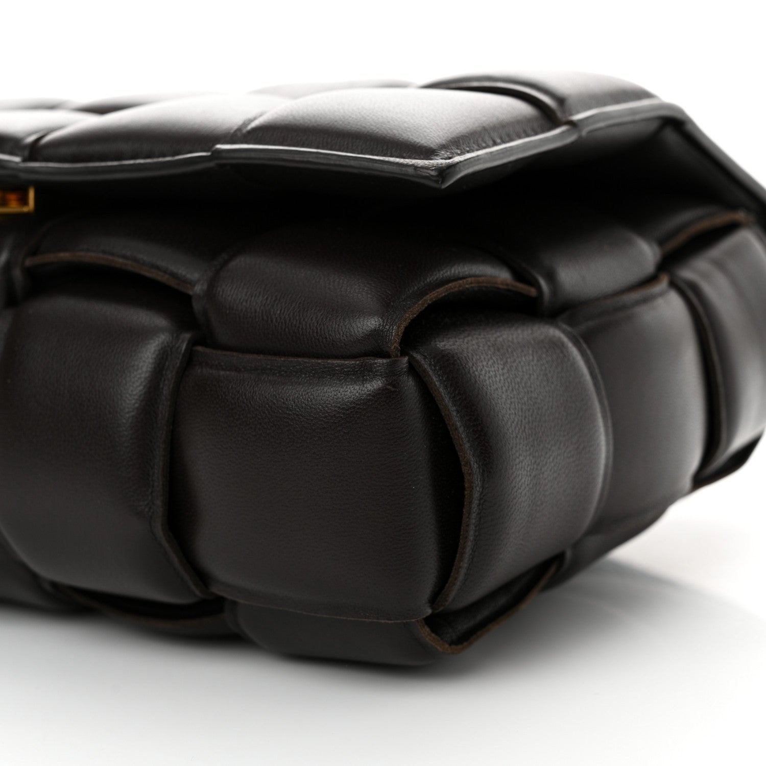 Bottega Veneta Nappa Maxi Intreccio Padded Cassette Crossbody Bag Fondente 10 of 15