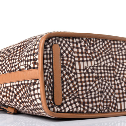 MCM Visetos Medium Liz Reversible Shopper Tote Cognac 14 of 18