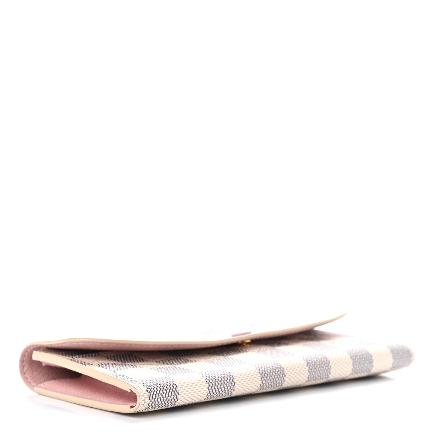 Damier Azur Emilie Wallet Rose Ballerine