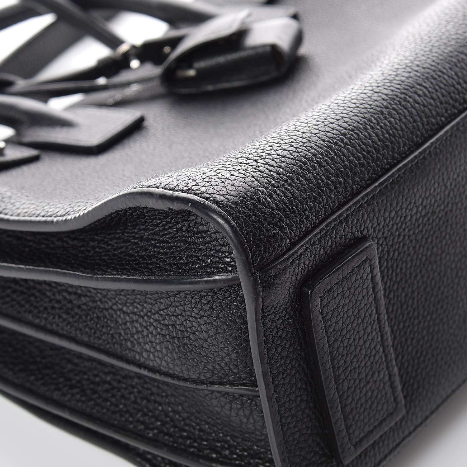 Saint Laurent Grained Calfskin Baby Sac De Jour Souple Black 12 of 18