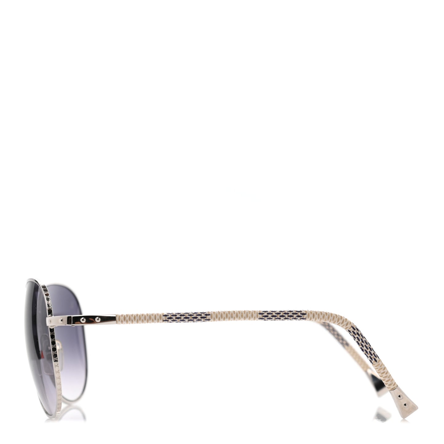 Damier Azur Conspiration Pilote Aviator Sunglasses Z0203U