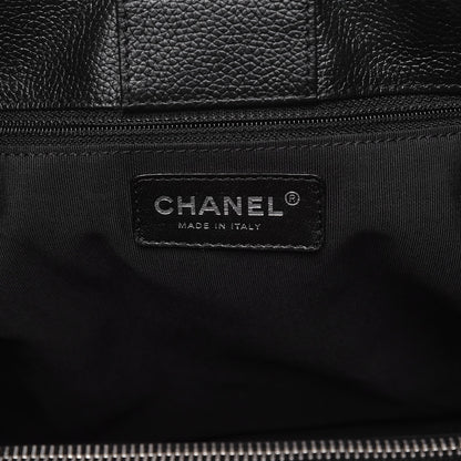 Chanel Calfskin Cerf Executive Shopper Tote Black 7 of 13