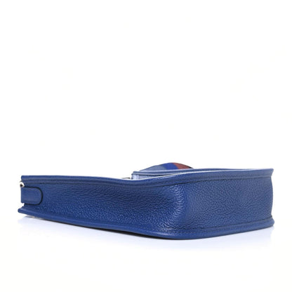 Hermes Taurillon Clemence Flipperball Sangle Evelyne TPM Bleu Saphir Black Bleu Saphir 4 of 10