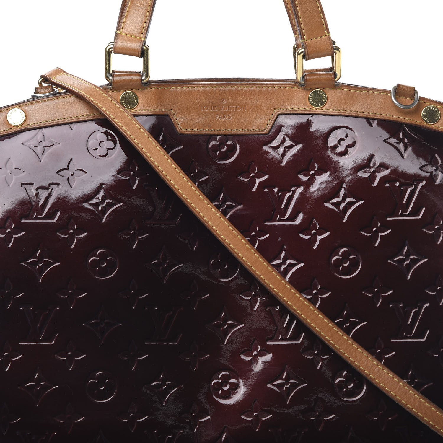 Louis Vuitton Vernis Brea GM Rouge Fauviste 9 of 19