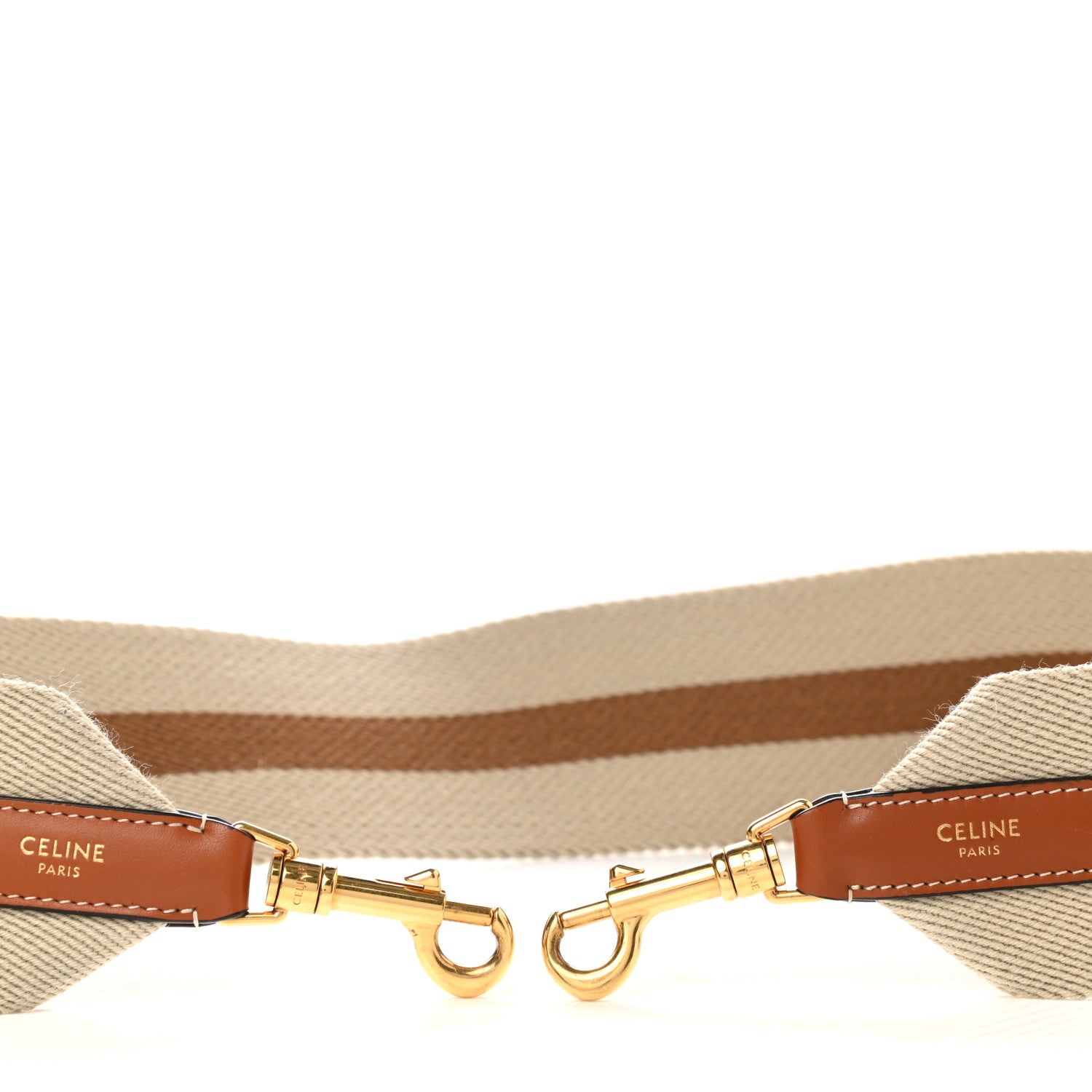 Celine Jacquard Wool Strap Beige 3 of 6