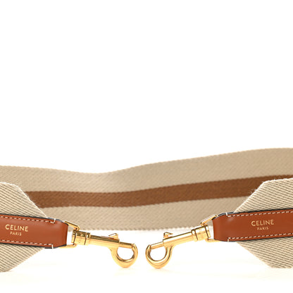 Celine Jacquard Wool Strap Beige 3 of 6