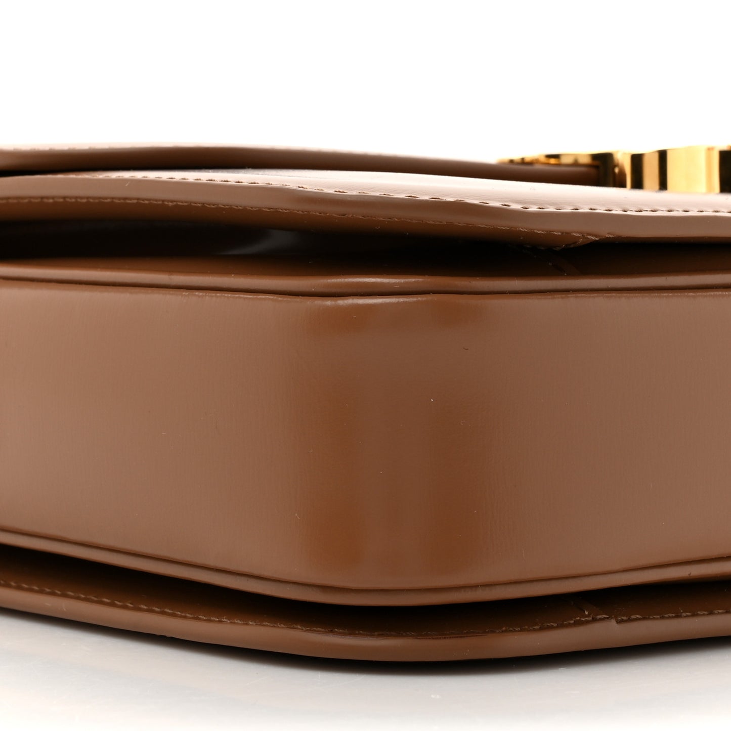 Shiny Calfskin Medium Triomphe Bronze