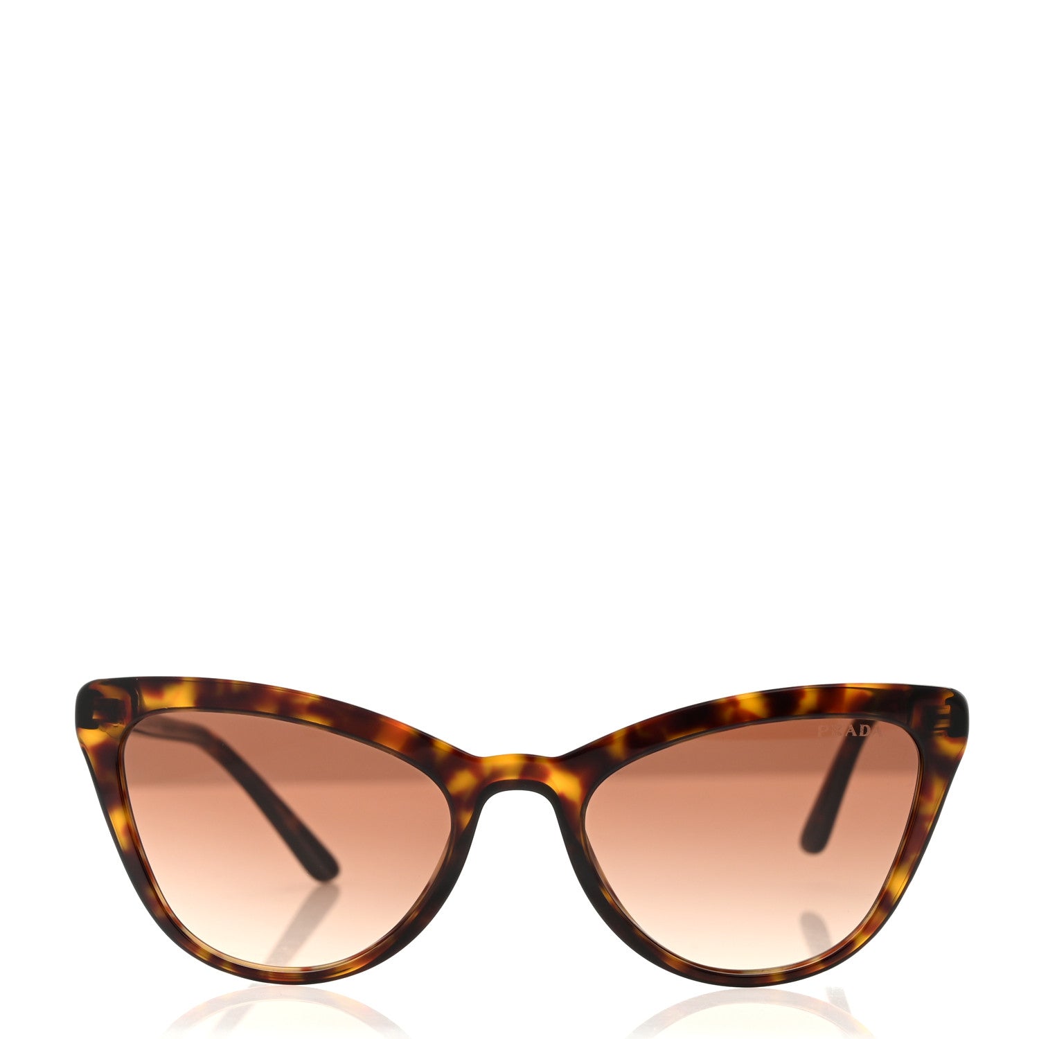 Prada Acetate Cat Eye Sunglasses SPR 01V Tortoise 2 of 8