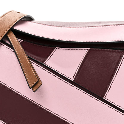 Loewe Calfskin Rugby Small Puzzle Bag Wine Pastel Pink 7 of 9