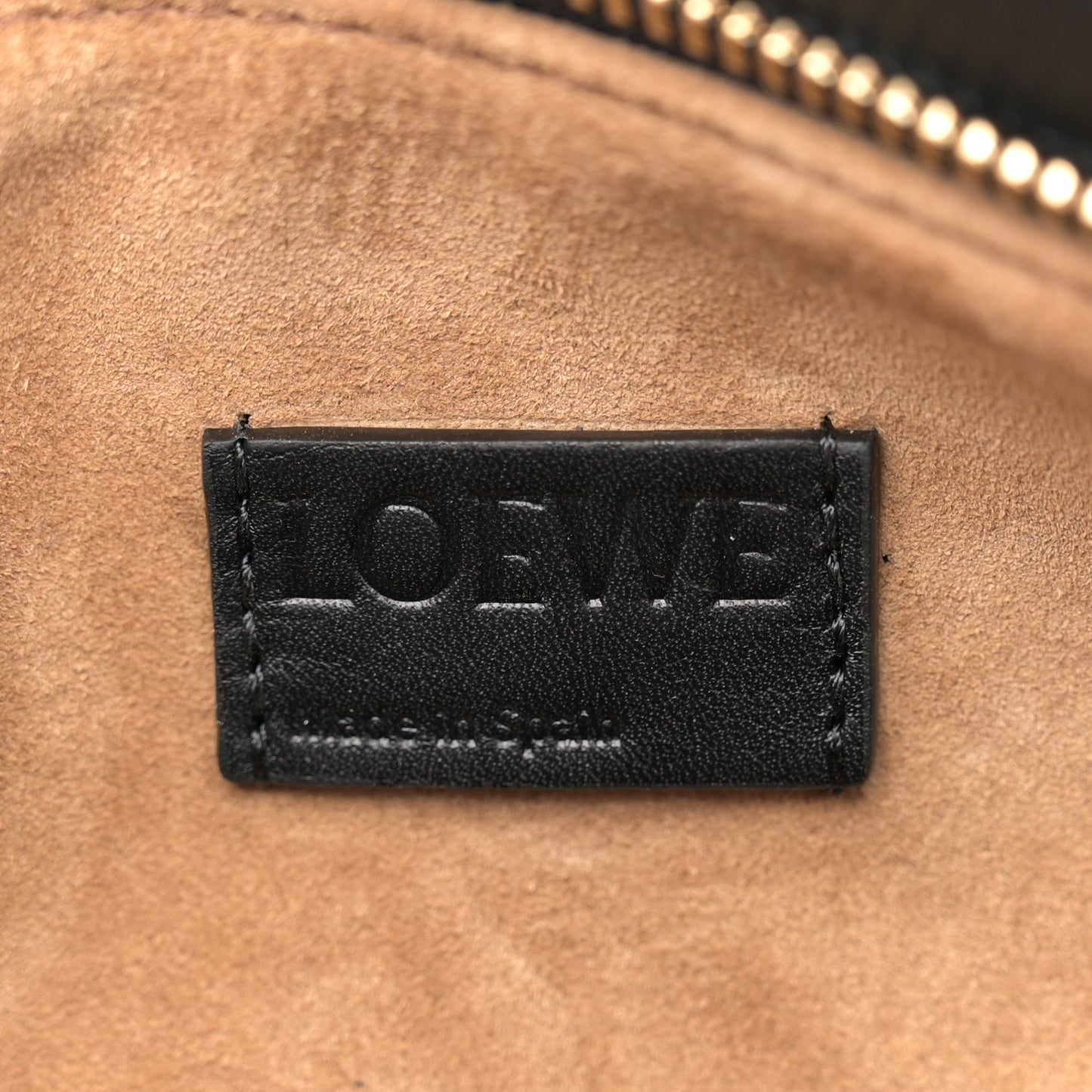 Calfskin Small Woven Puzzle Bag Black