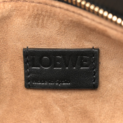 Loewe Calfskin Small Woven Puzzle Bag Black 6 of 12
