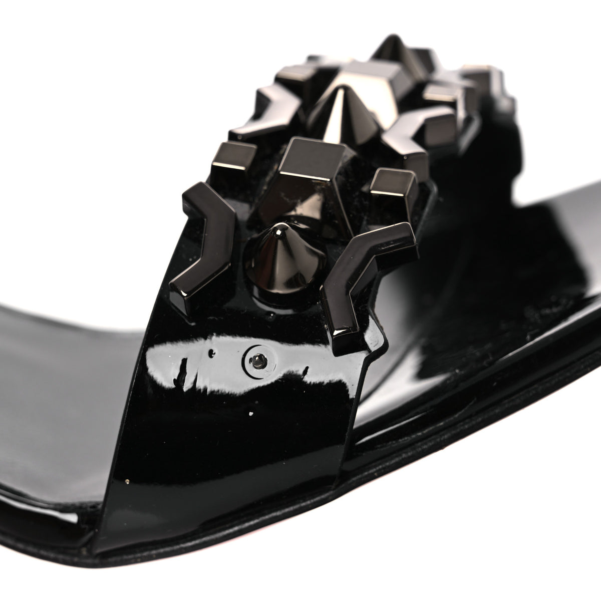 Patent Asteroispikes 85 Studded Sandals 36.5 Black