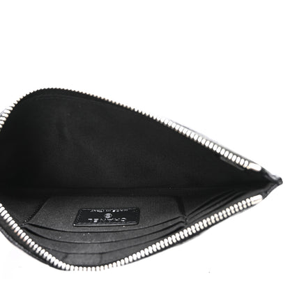 Chanel Caviar Quilted Mademoiselle Vintage Zip Pouch Black 5 of 8