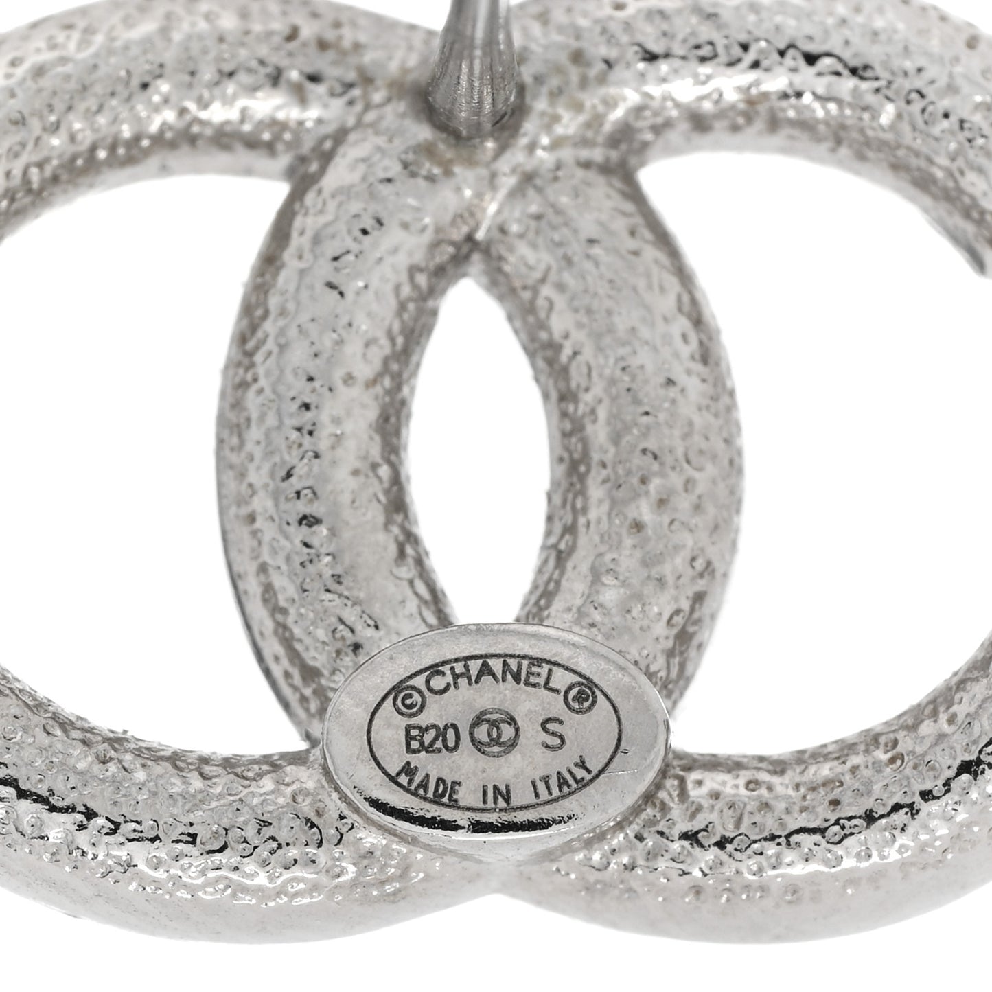 Crystal Palais Garnier CC Earrings Silver