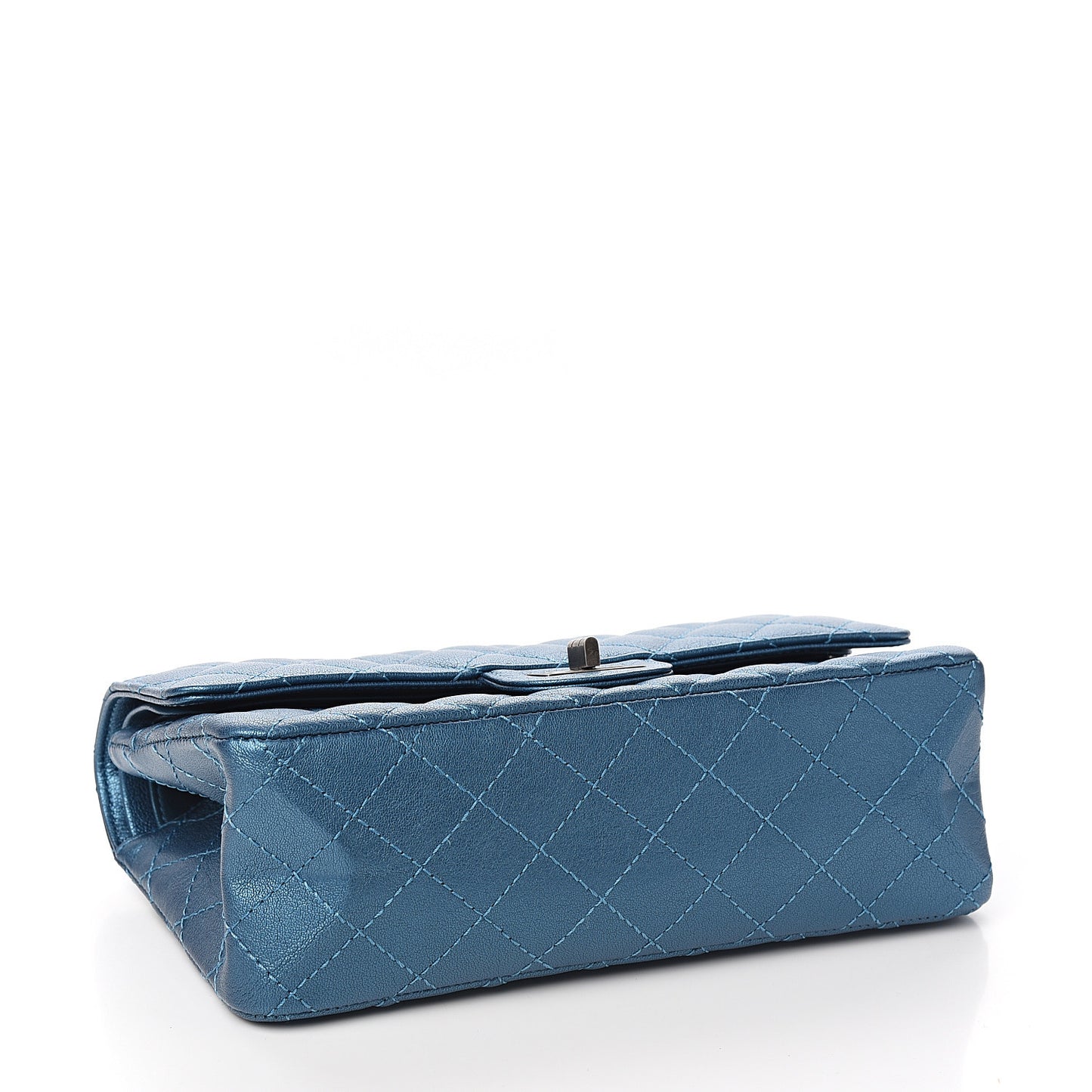 Metallic Sheepskin Quilted 2.55 Reissue 225 Flap Blue