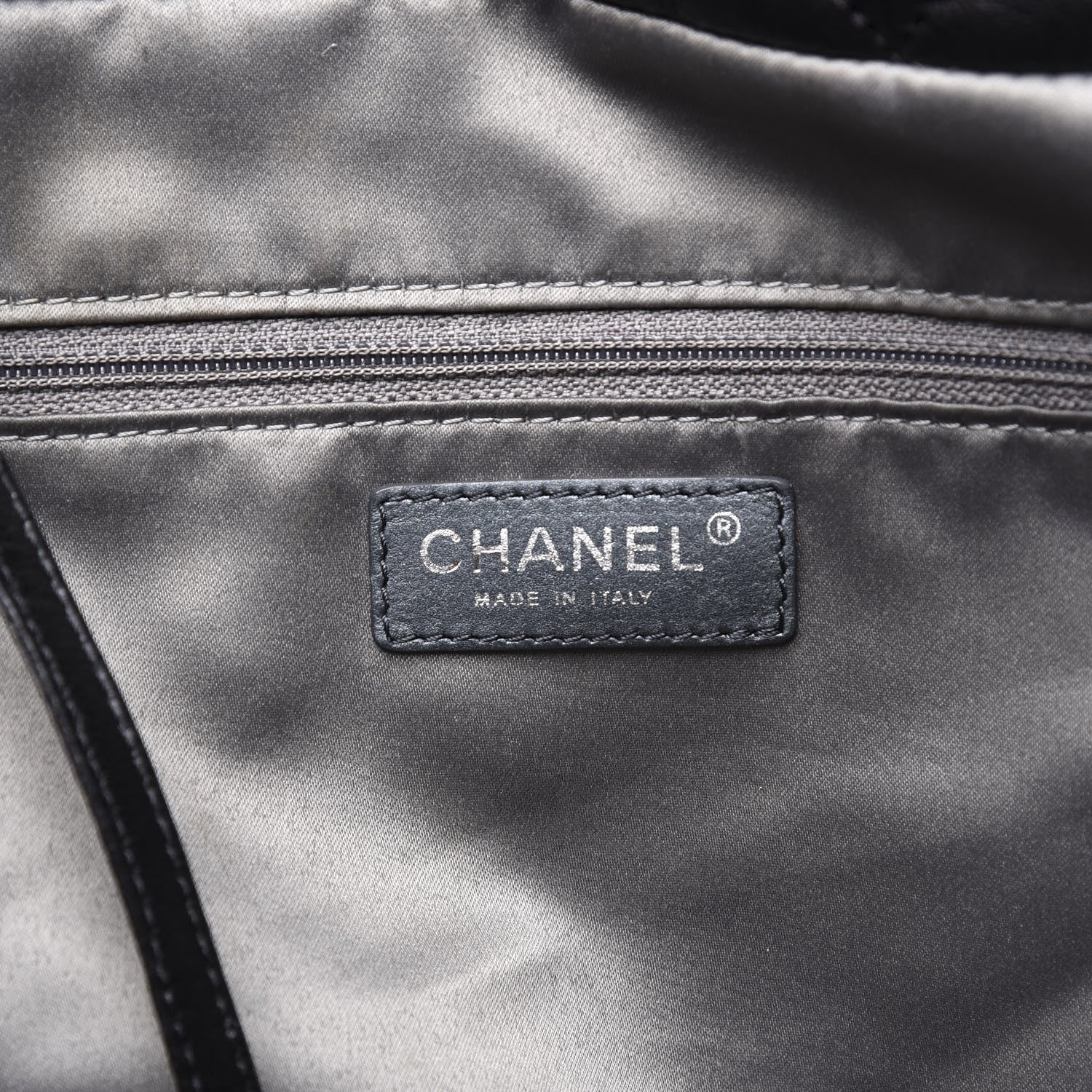 Chanel Lambskin Quilted Large Week End on Mars Tote Black 7 of 11