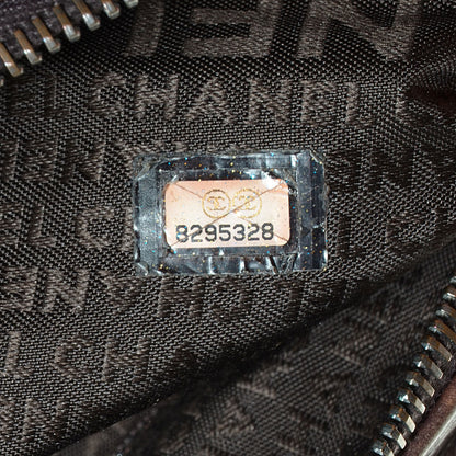 Chanel Caviar Square Stitched Large Tote Dark Purple 7 of 7
