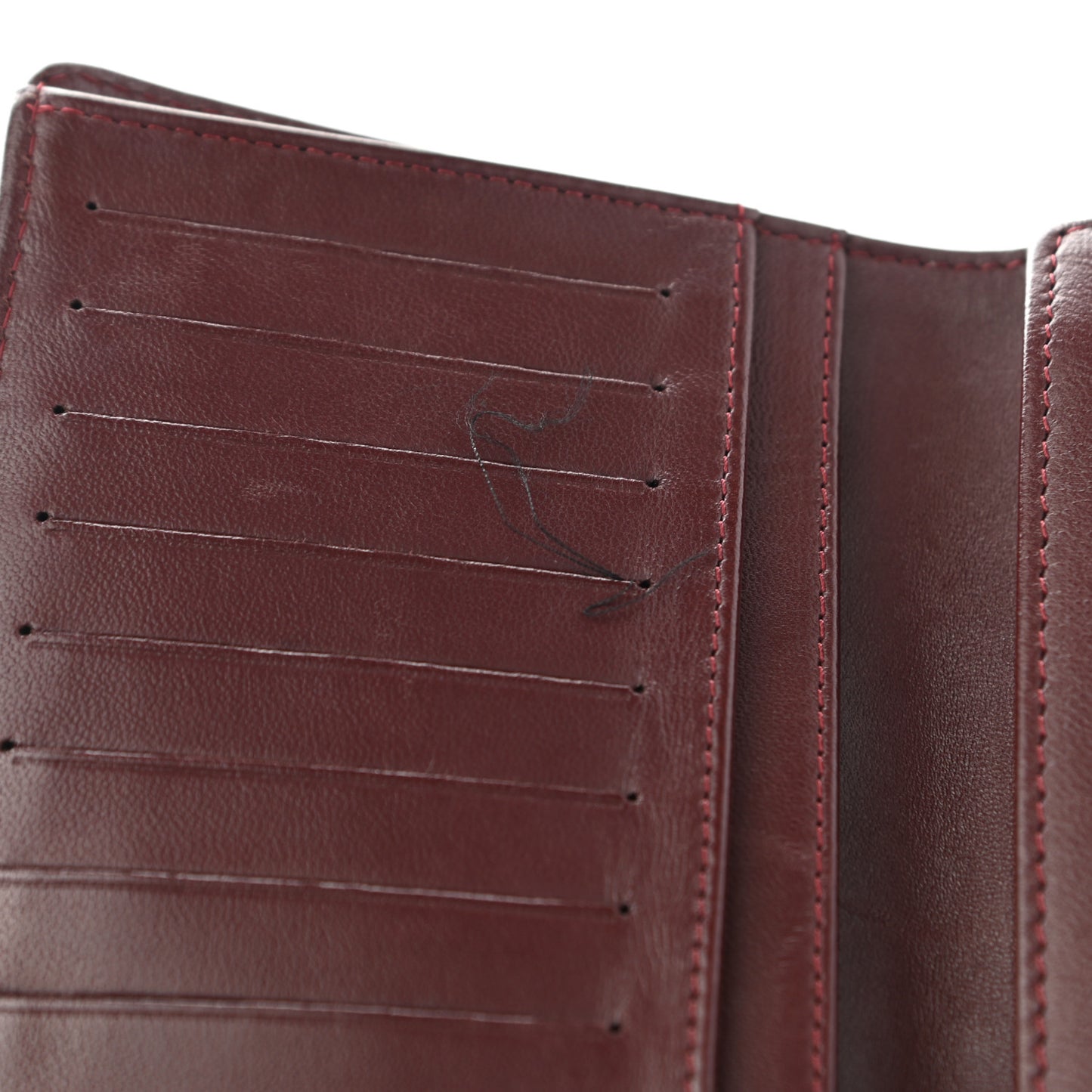 Lambskin Quilted Yen Wallet Black