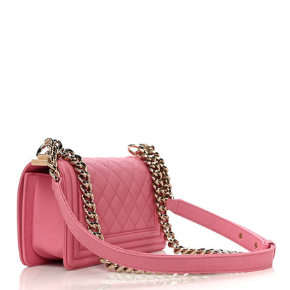 Chanel Caviar Quilted Small Boy Flap Pink 3 of 11