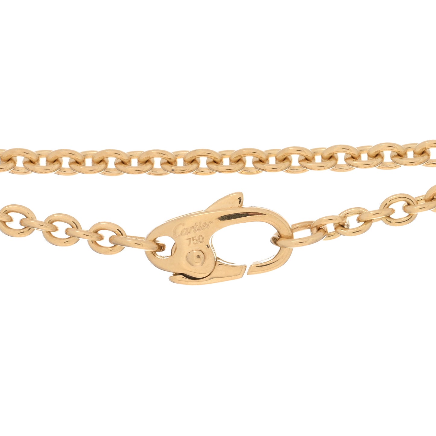 18K Pink Yellow White Gold Baby Trinity Pampilles Necklace