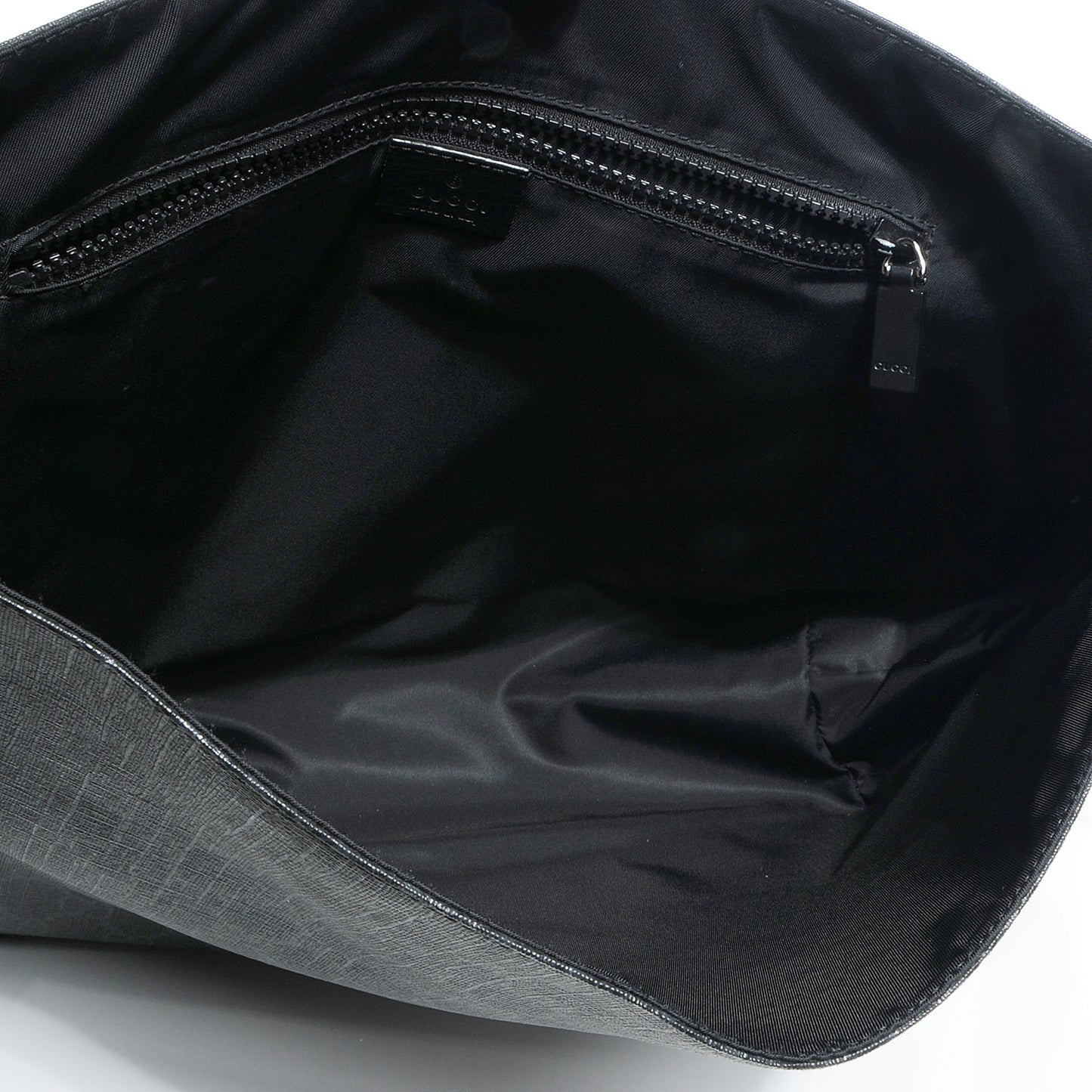 GG Plus Monogram Medium Flap Messenger Bag Black