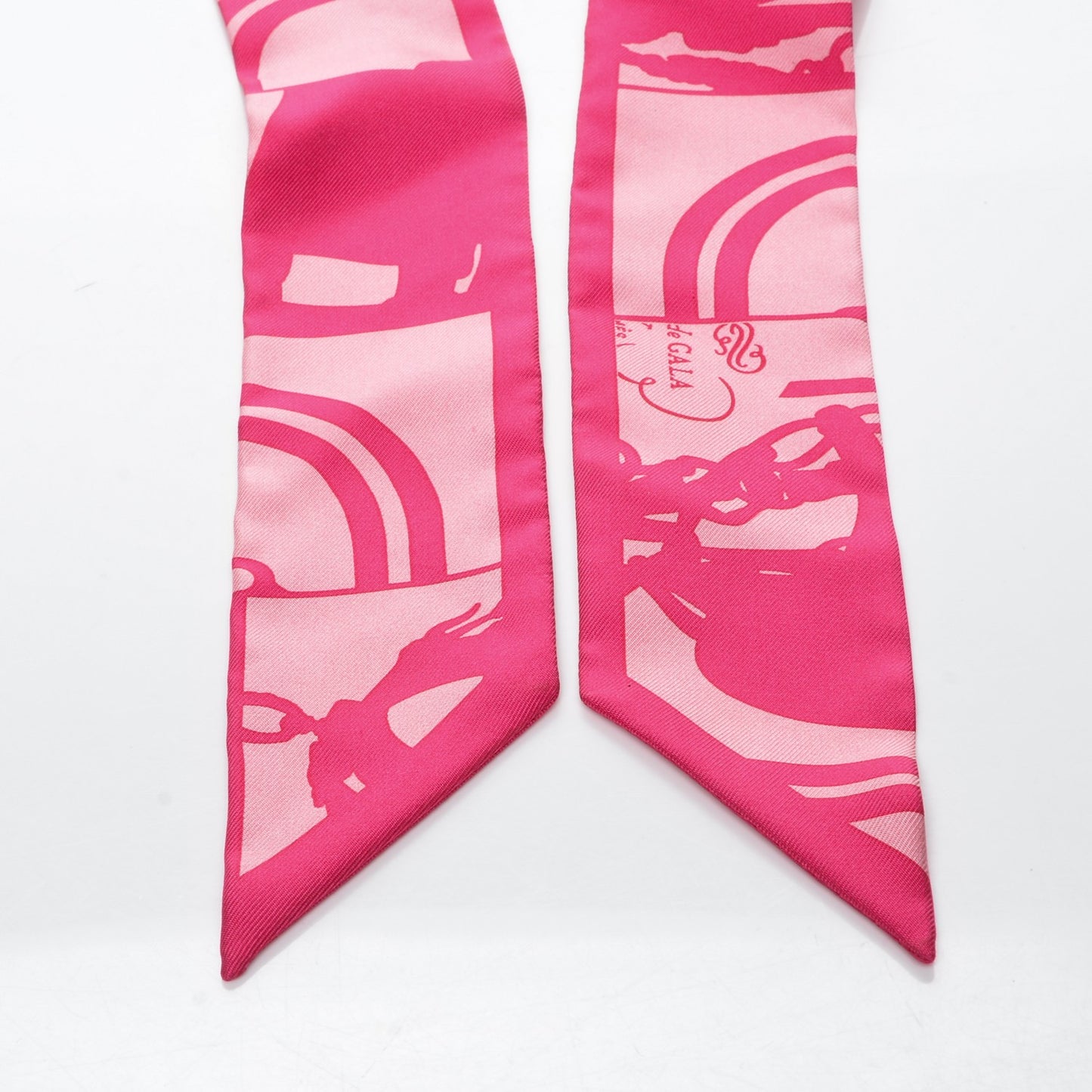 Silk Brides de Gala En Desordre Twilly Fuchsia Rose Buvard