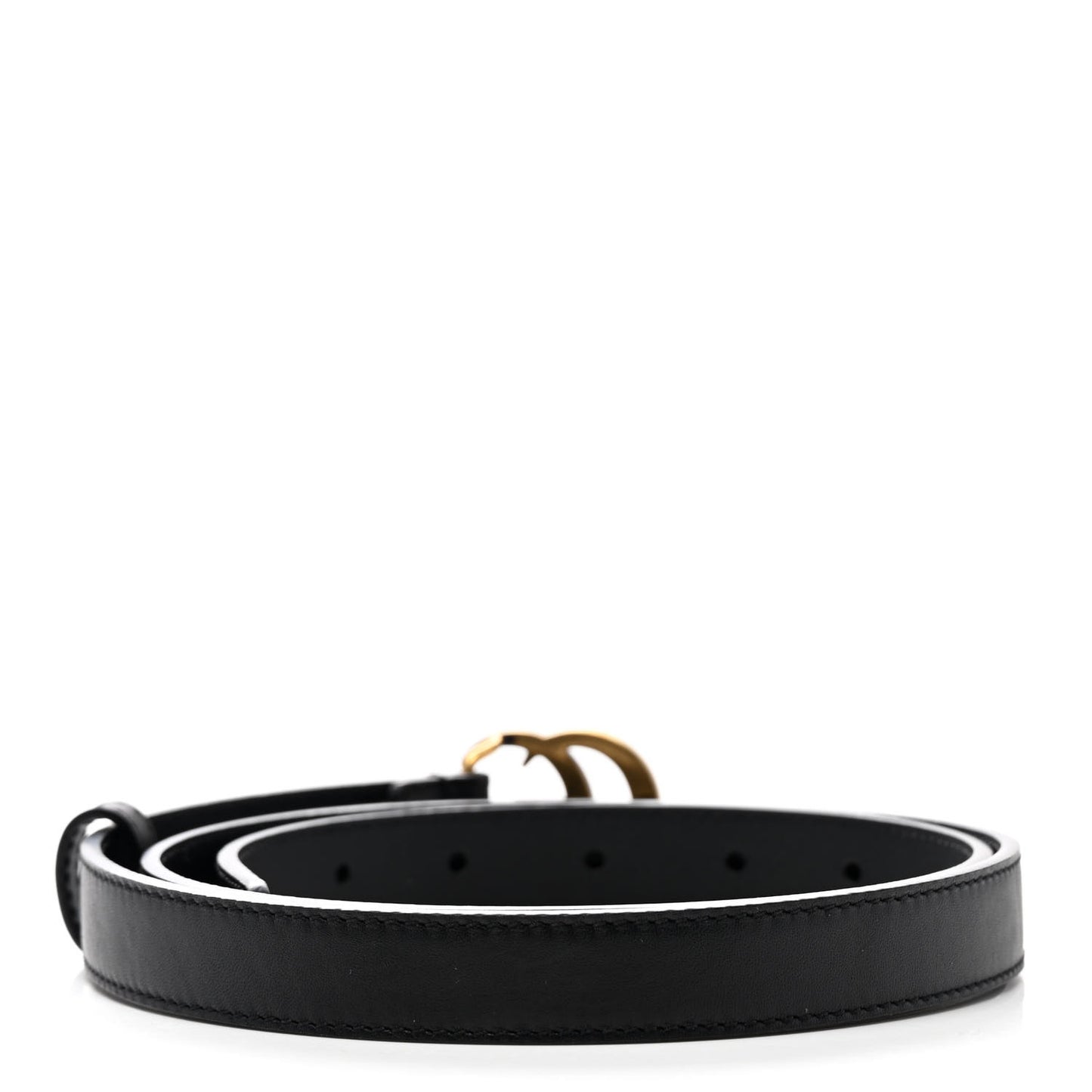 Calfskin Double G 20mm Belt 90 36 Black