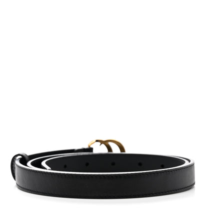 Gucci Calfskin Double G 20mm Belt 90 36 Black 2 of 5