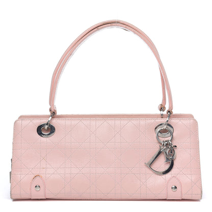 Christian Dior Calfskin Cannage Stitched East West Lady Dior Rose Clair 1 of 21