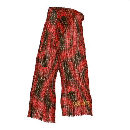Louis Vuitton Cotton Monogram Kusama Infinity Dots Pareo Scarf Red 2 of 3