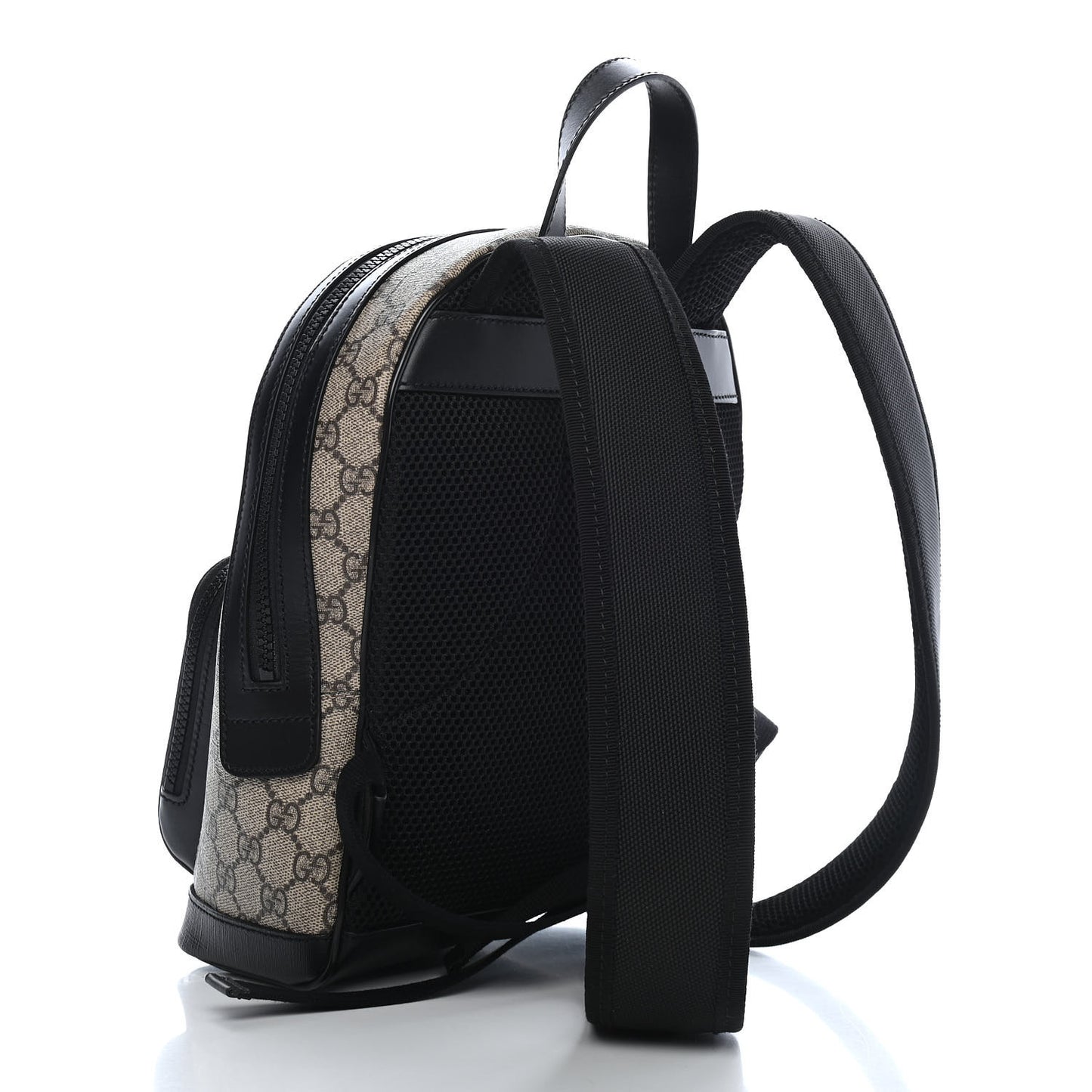 GG Supreme Monogram Small Eden Day Backpack Black