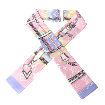 Louis Vuitton Silk Monogram Escale Confidential Bandeau Pink 1 of 4