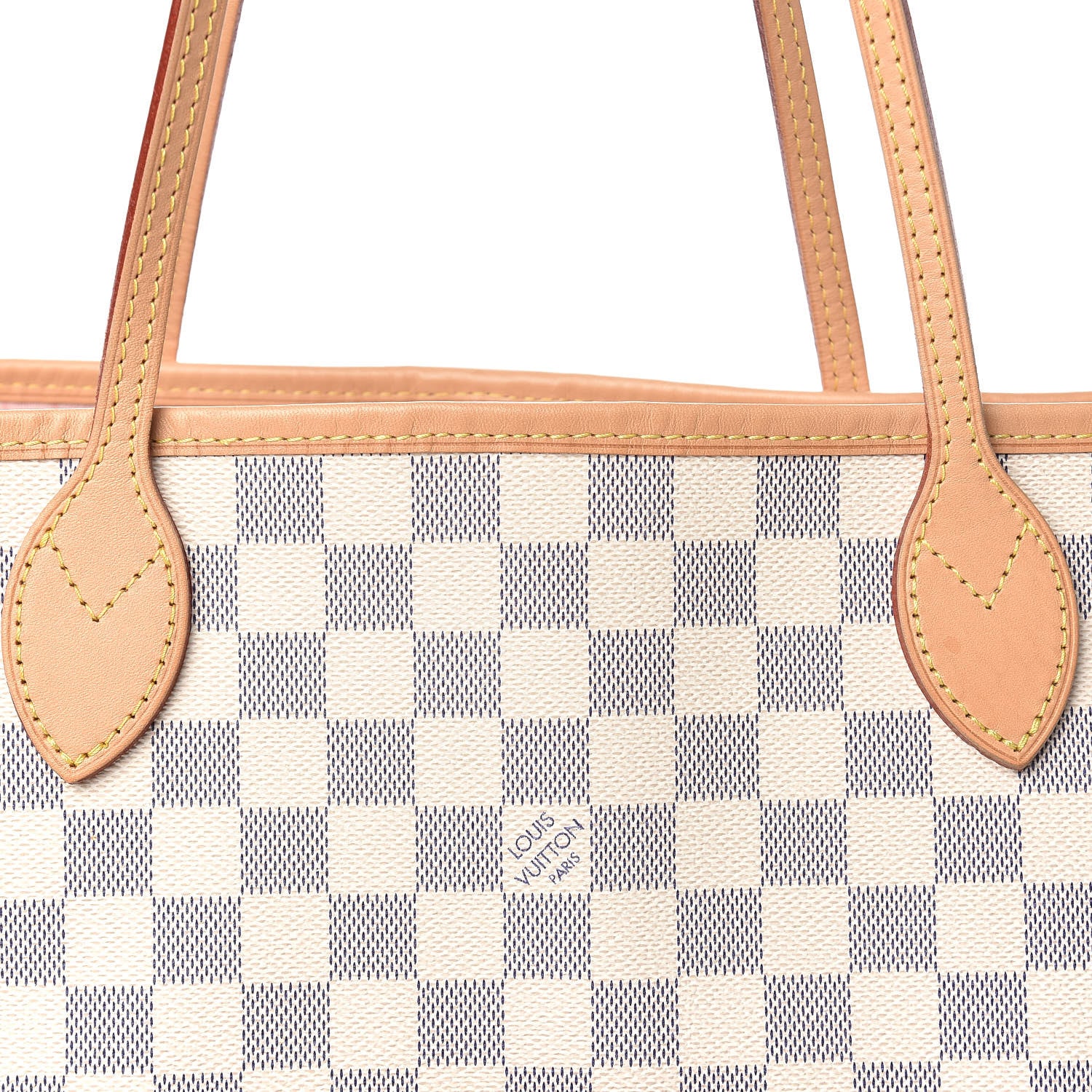 Louis Vuitton Damier Azur Neo Neverfull MM Rose Ballerine 12 of 12