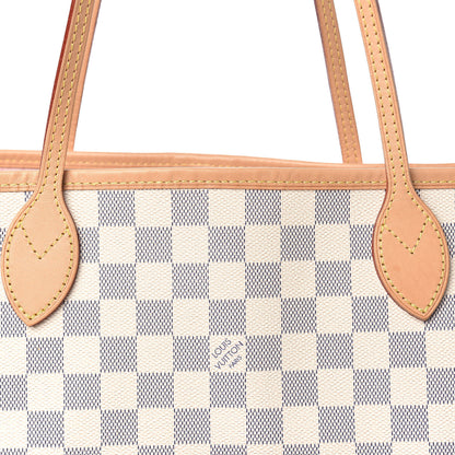 Louis Vuitton Damier Azur Neo Neverfull MM Rose Ballerine 12 of 12
