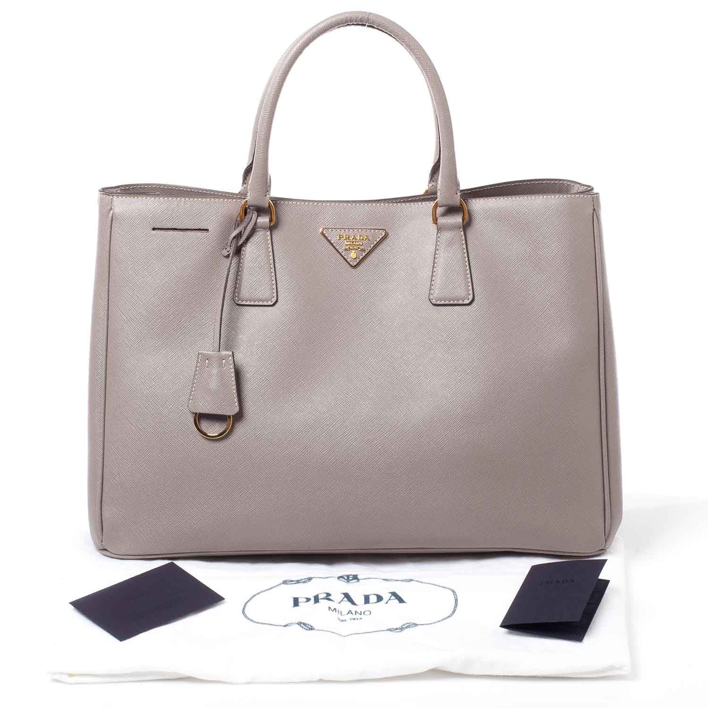 Saffiano Lux Tote Argilla