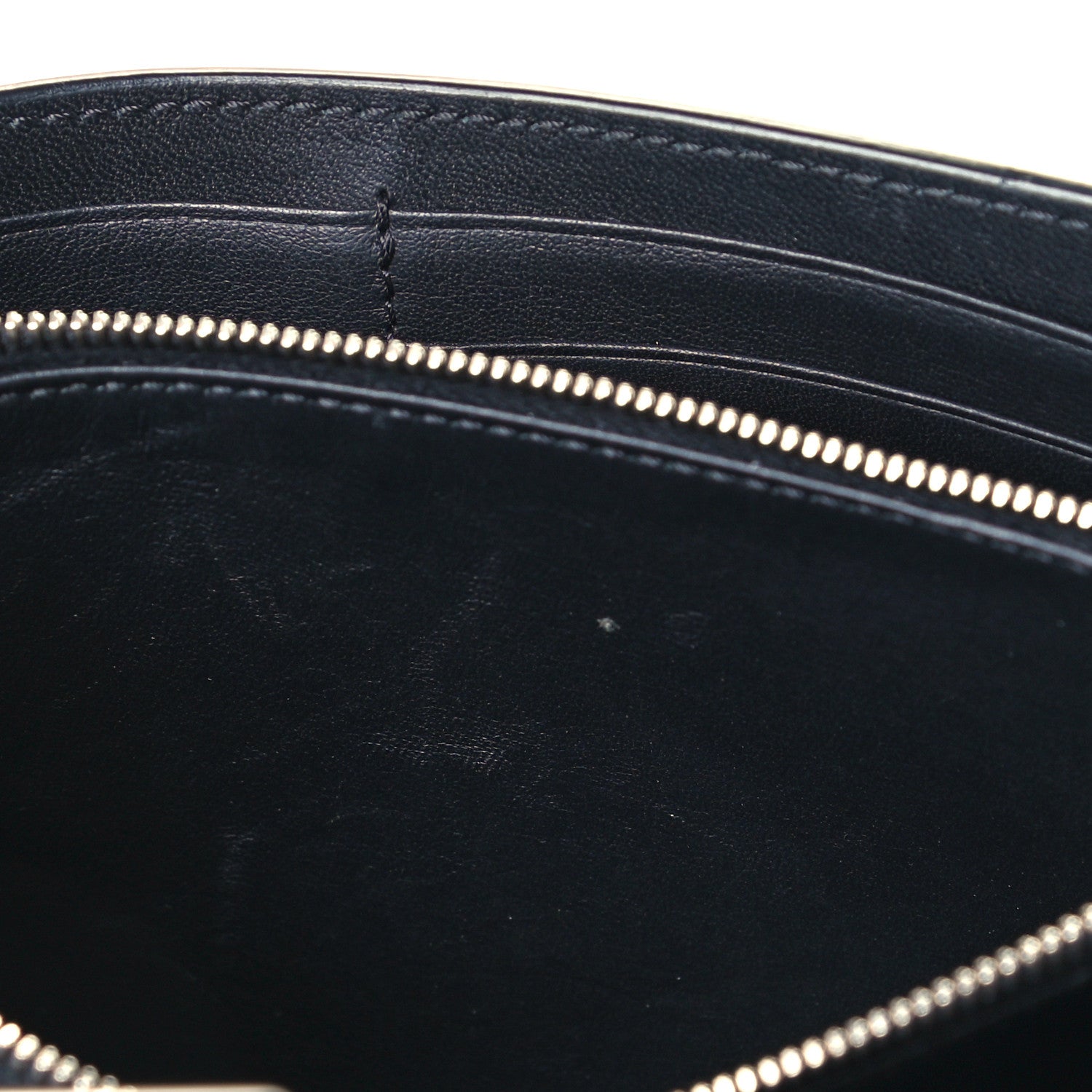 Celine Grained Calfskin Large Trotteur Multifunction Flap Wallet Black 7 of 9