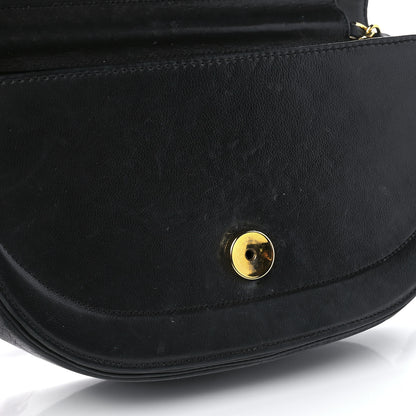 Chanel Lambskin Ribbon Stitched Small Single Flap Black 12 of 12