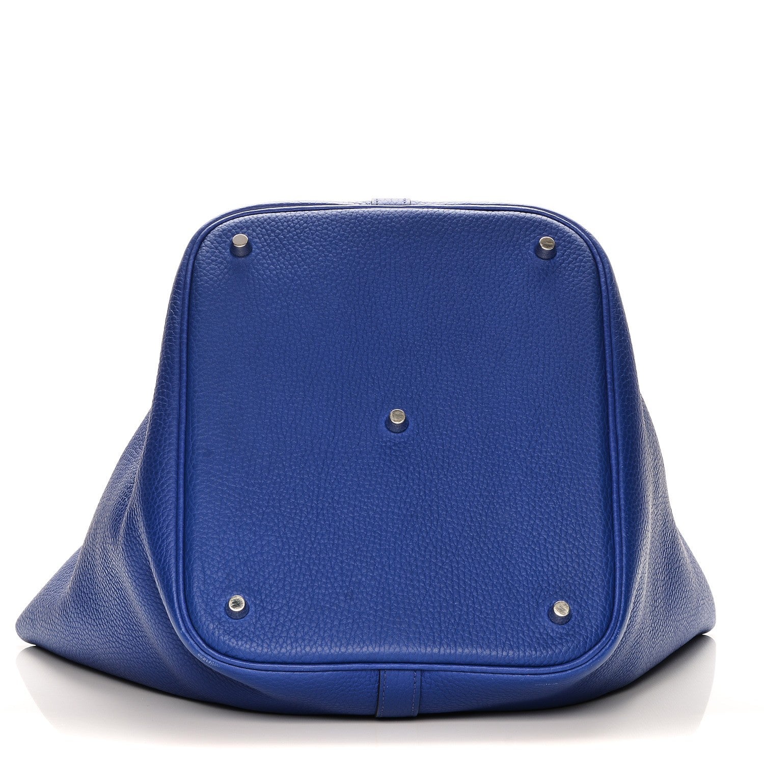 Hermes Taurillon Clemence Picotin Lock 26 GM Bleu Electrique 5 of 17
