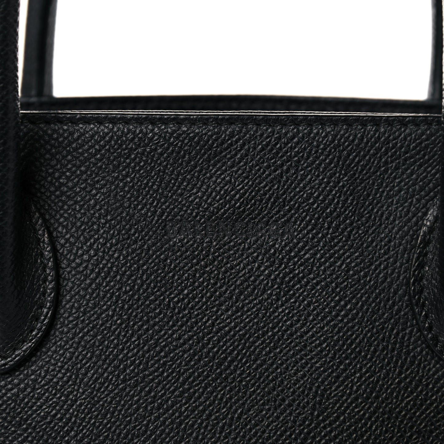 Grained Calfskin Ville Aj Tote XXS Black