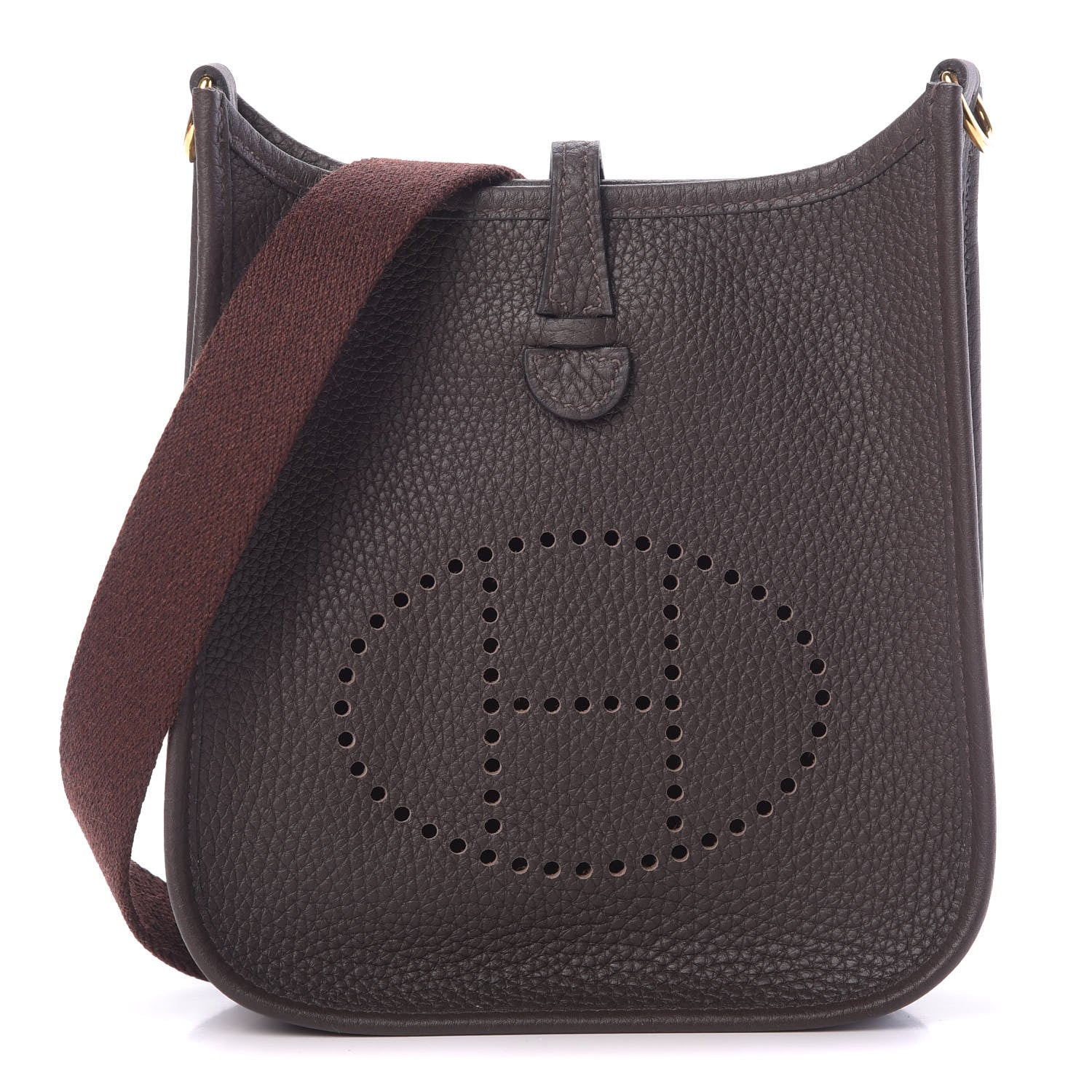 Hermes Taurillon Clemence Evelyne TPM Havane 1 of 11