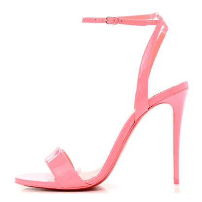 Christian Louboutin Patent Loubigirl 100 Sandals 37 Pink 1 of 8
