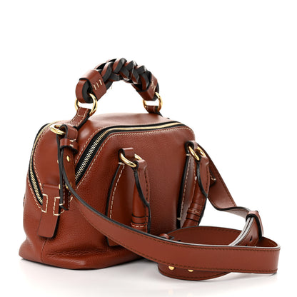 Chloe Calfskin Small Daria Sepia Brown 3 of 13