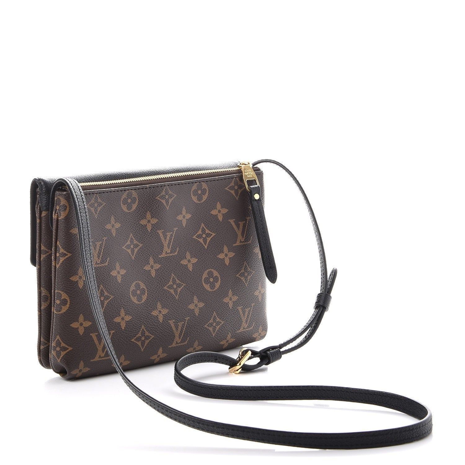 Louis Vuitton Monogram Twice Pochette Black 3 of 9