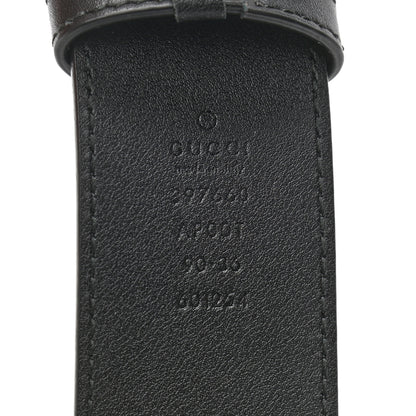 Gucci Calfskin Double G 40mm Belt 90 36 Black 5 of 5