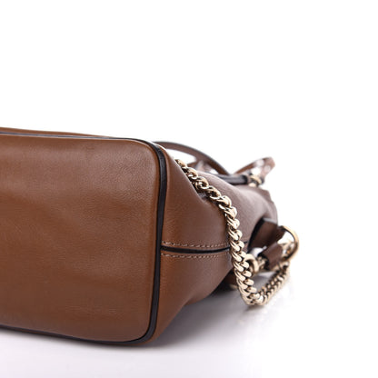 Chloe Suede Calfskin Mini Faye Backpack Woody Khaki 10 of 11