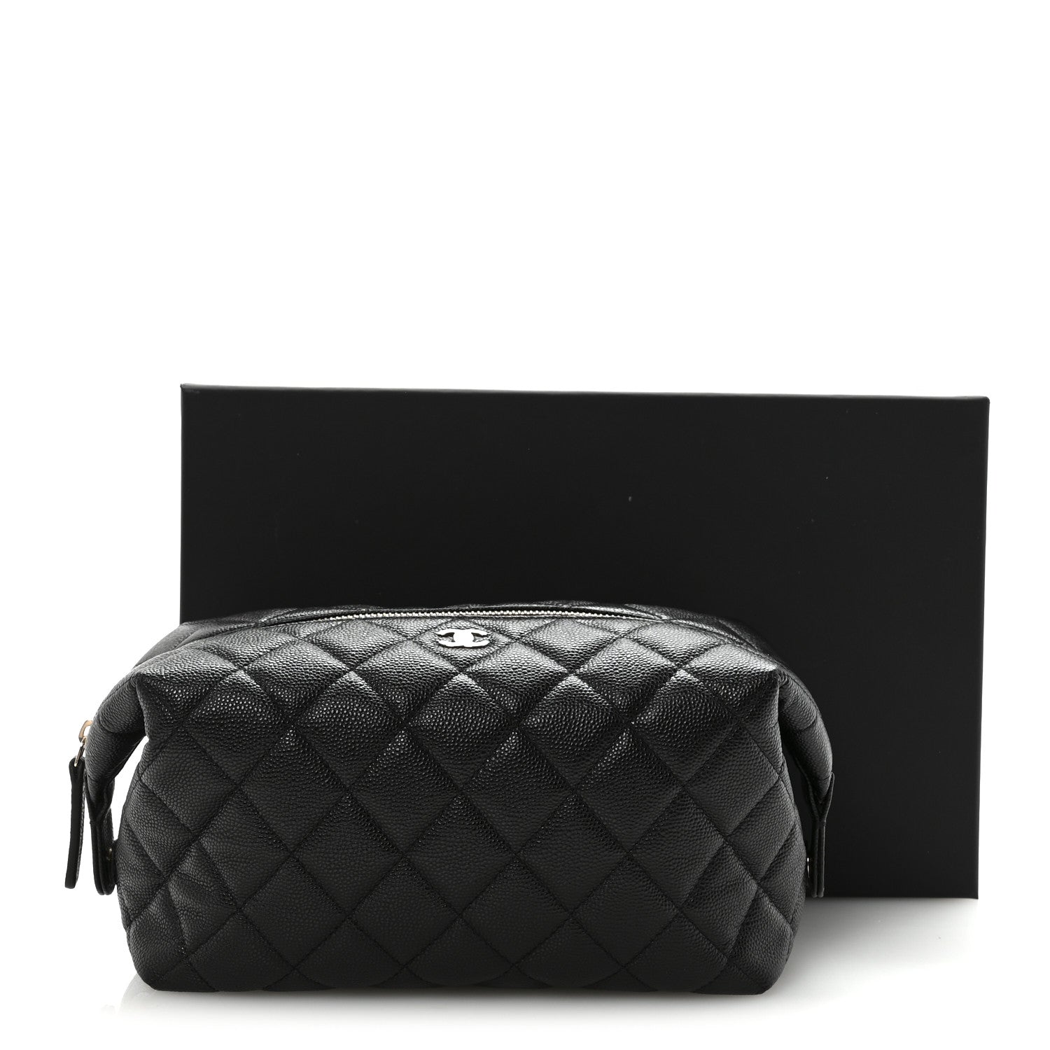 Chanel Caviar Quilted Cosmetic Case Black 8 of 8