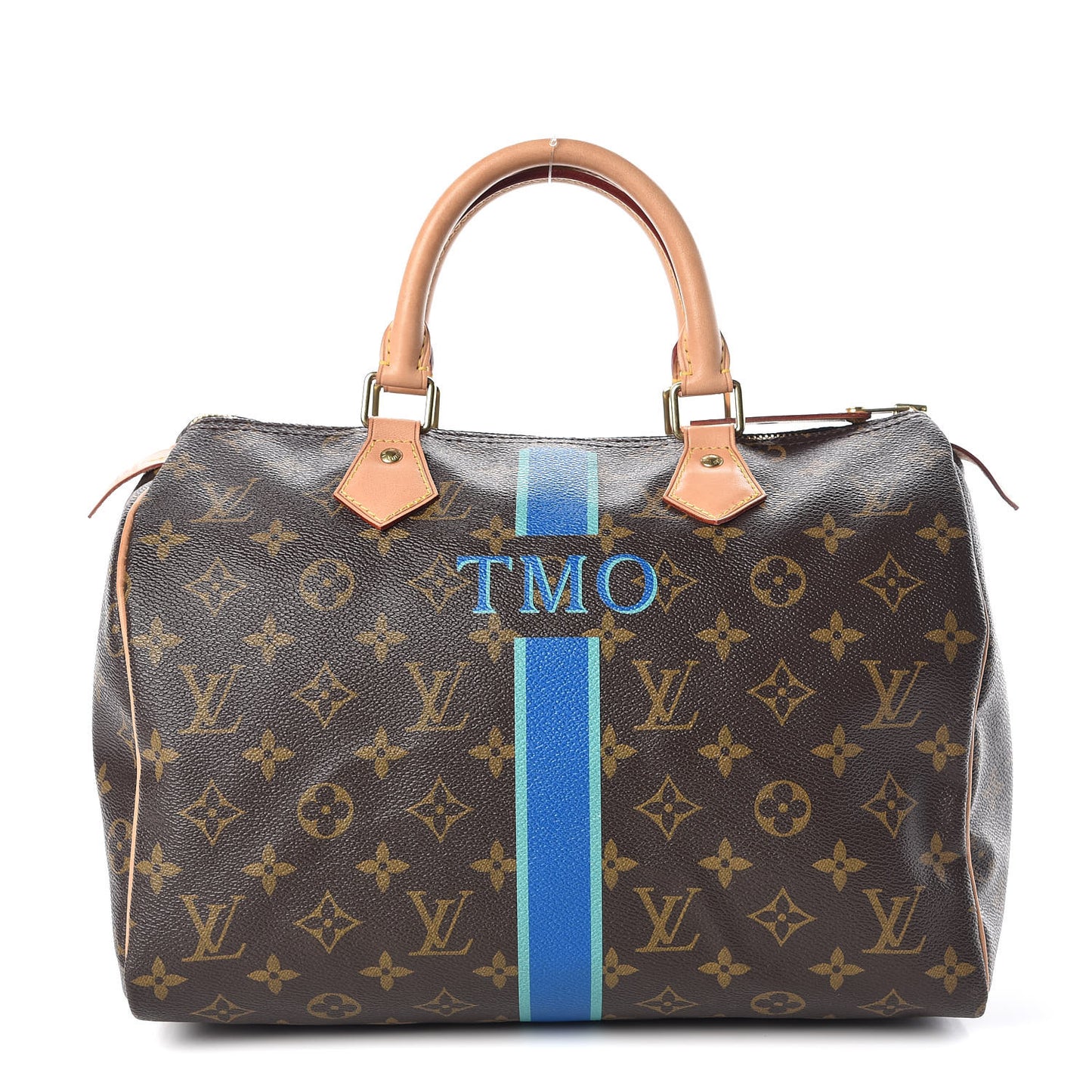 Monogram My LV Heritage Speedy 30 Blue De France Vert Clair