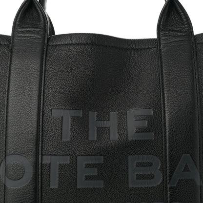Marc Jacobs Grained Calfskin Large The Tote Bag Black 8 of 13