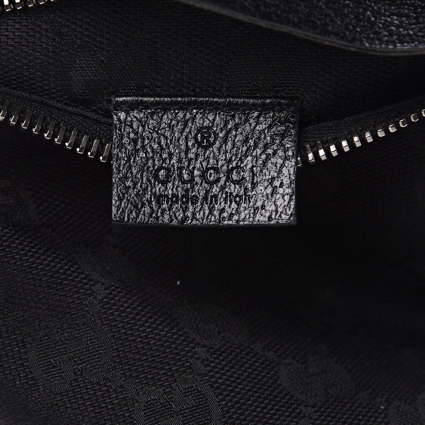 GG Monogram Web Double Pocket Belt Bag Black