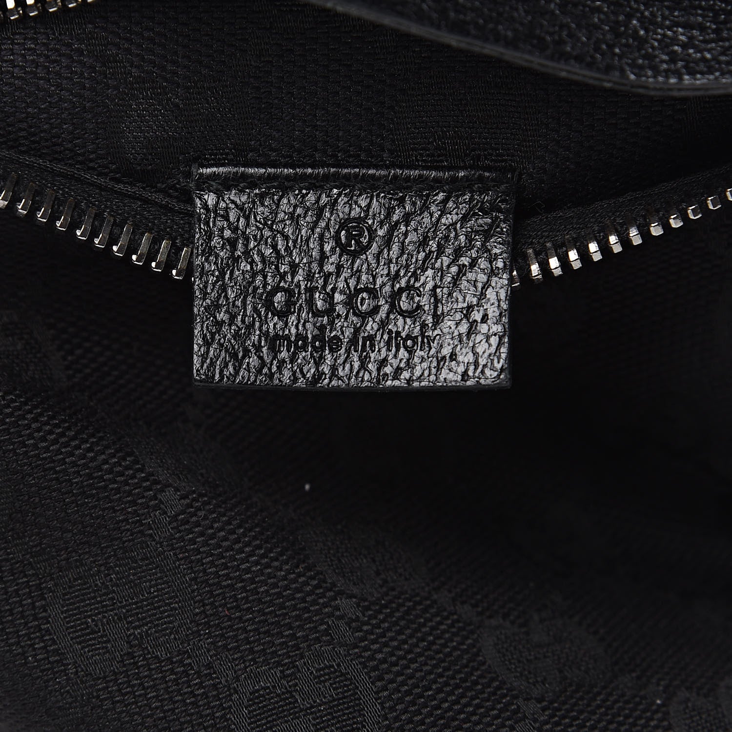 Gucci GG Monogram Web Double Pocket Belt Bag Black 7 of 12